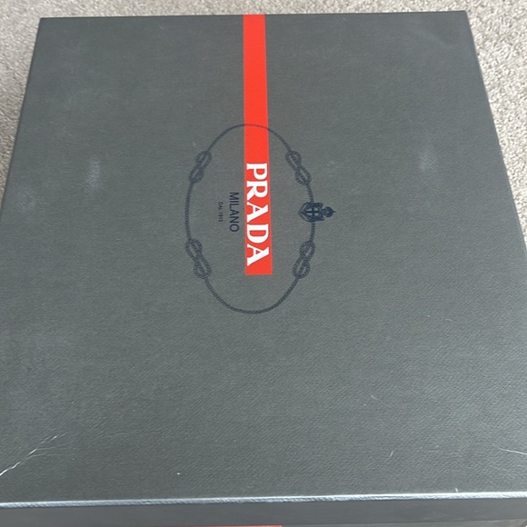 Prada Black Leather Wedge Boots ankle 39.5 excellent condition - Picture 14 of 14